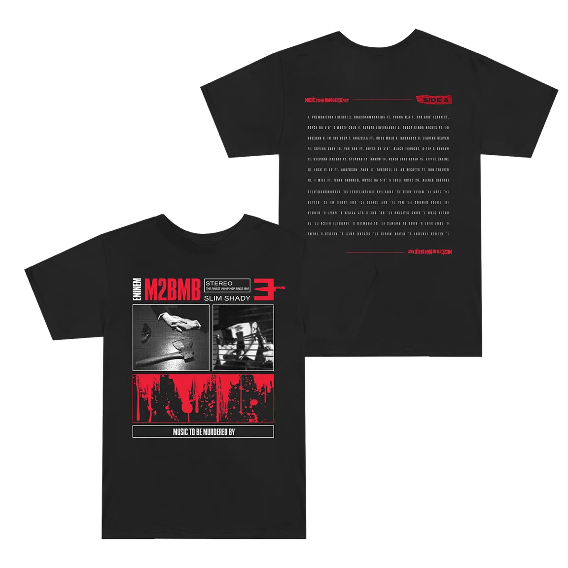 MTBMB Tracklist T-Shirt (Black)