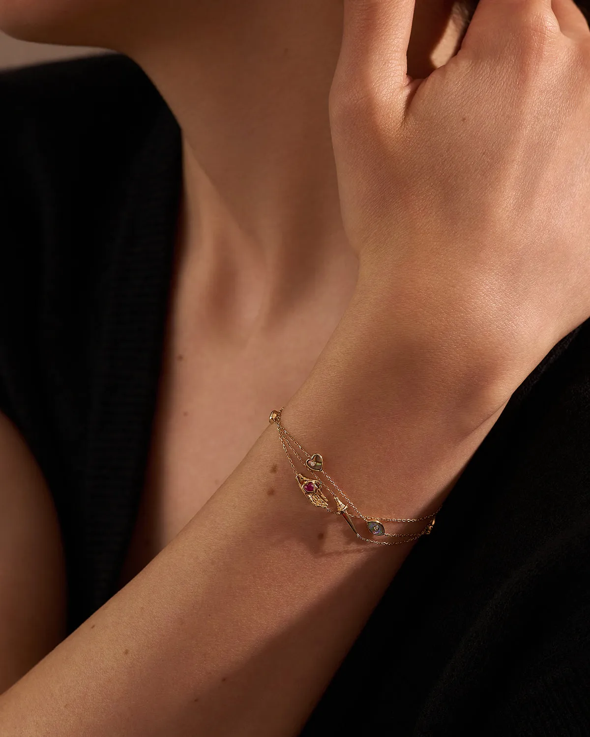 Multi Inlay Bracelet