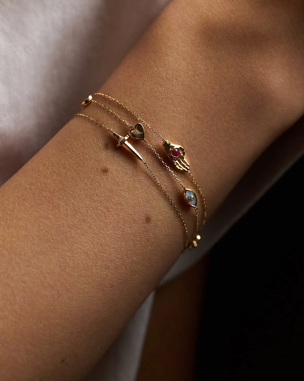 Multi Inlay Bracelet