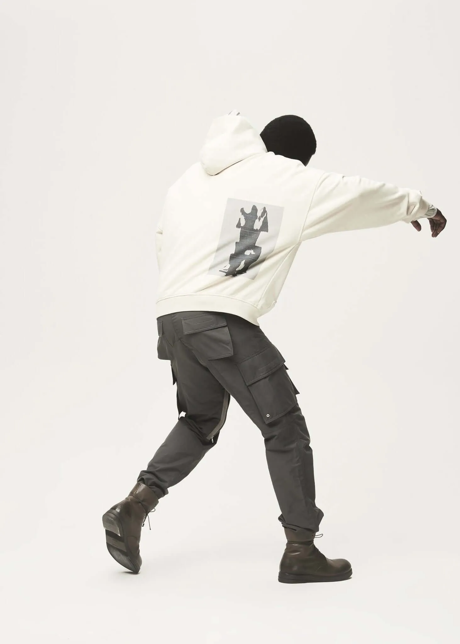 Noise Motion Graphic Printed Hoodie