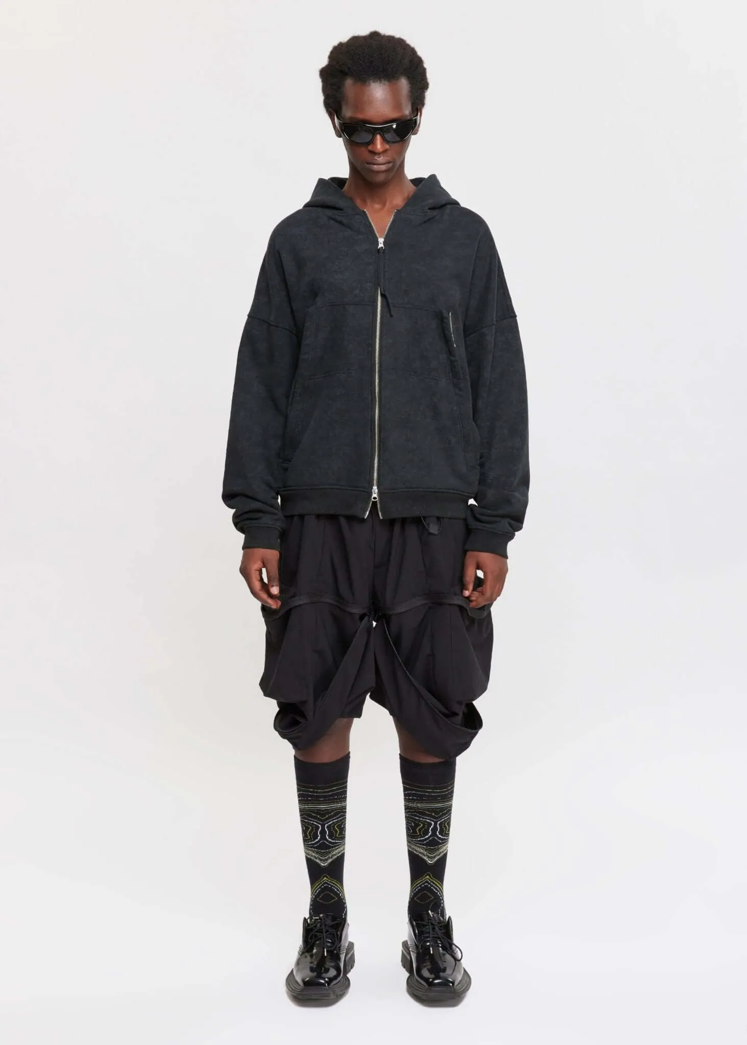 Noise Motion Graphic Printed Hoodie