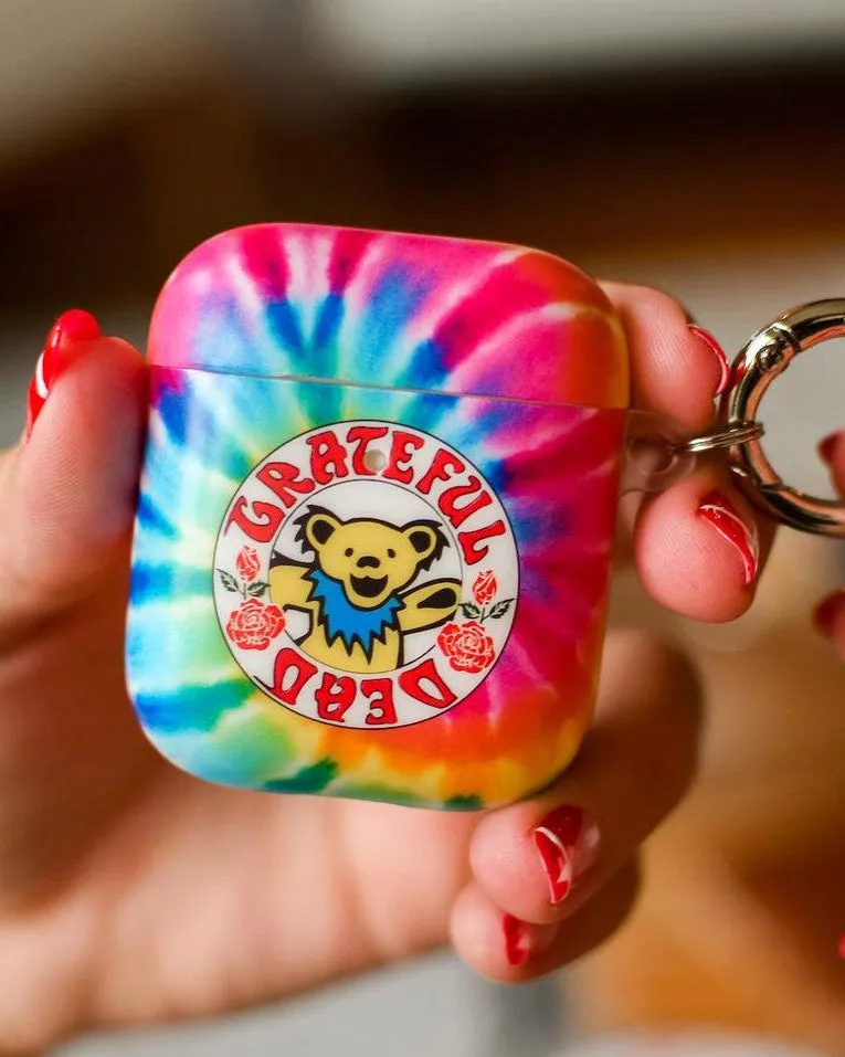 On Tour | Grateful Dead Tie Dye Sticker AirPods Case