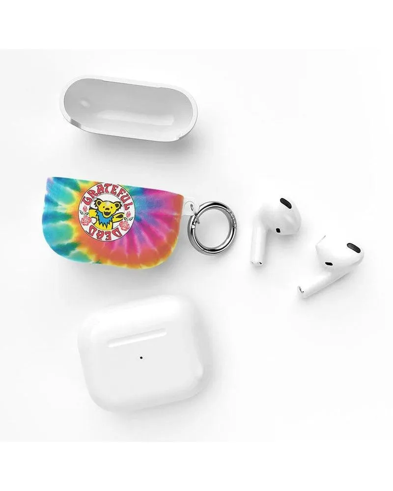 On Tour | Grateful Dead Tie Dye Sticker AirPods Case