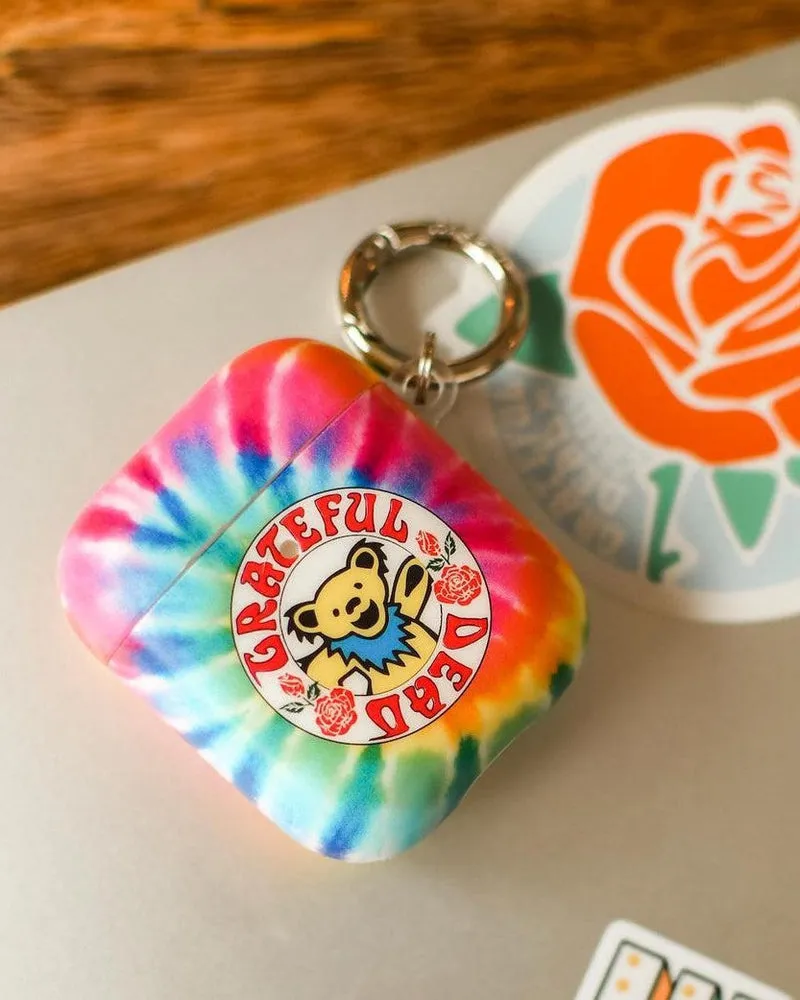 On Tour | Grateful Dead Tie Dye Sticker AirPods Case