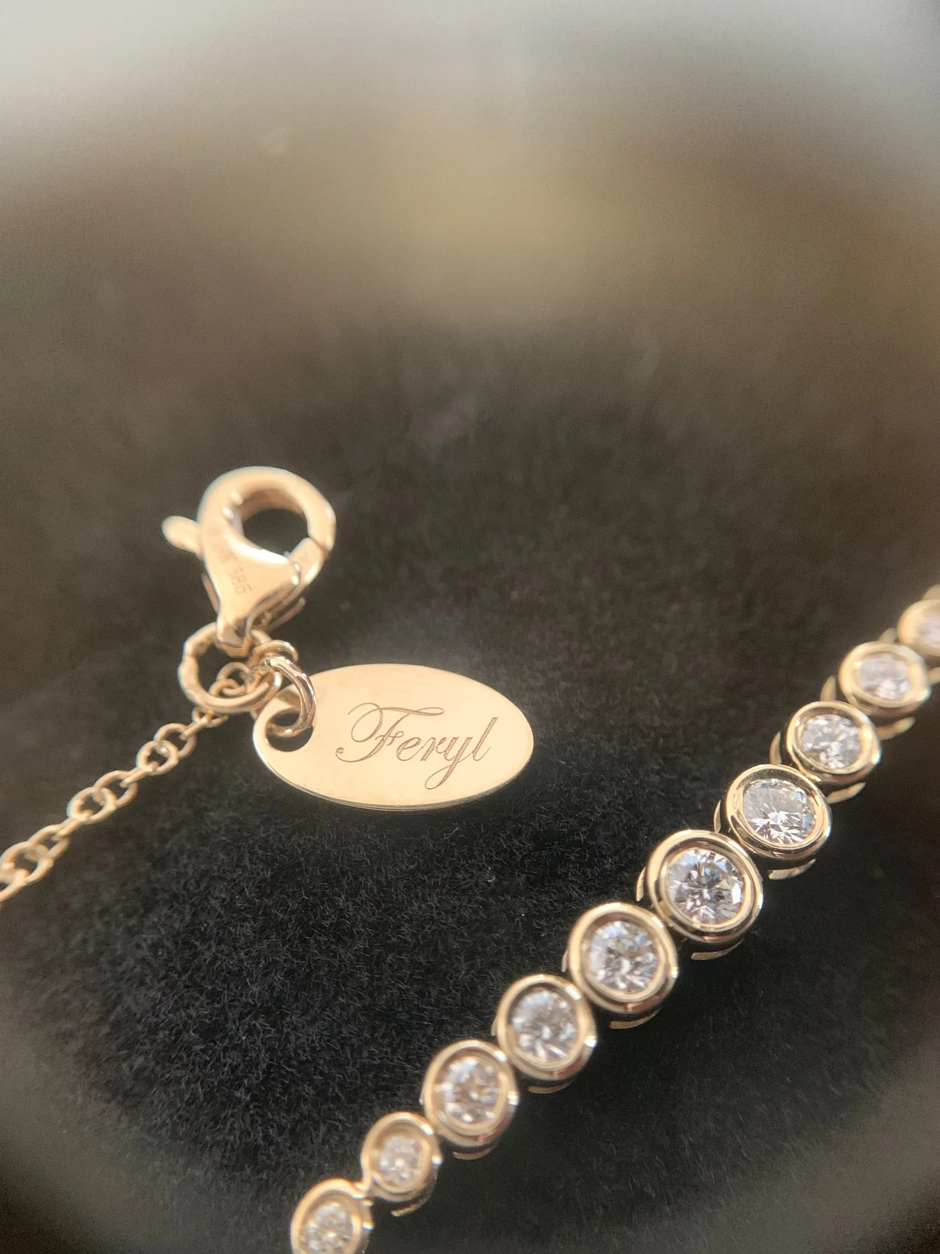 Oval Engraved Clasp Charm - Add On