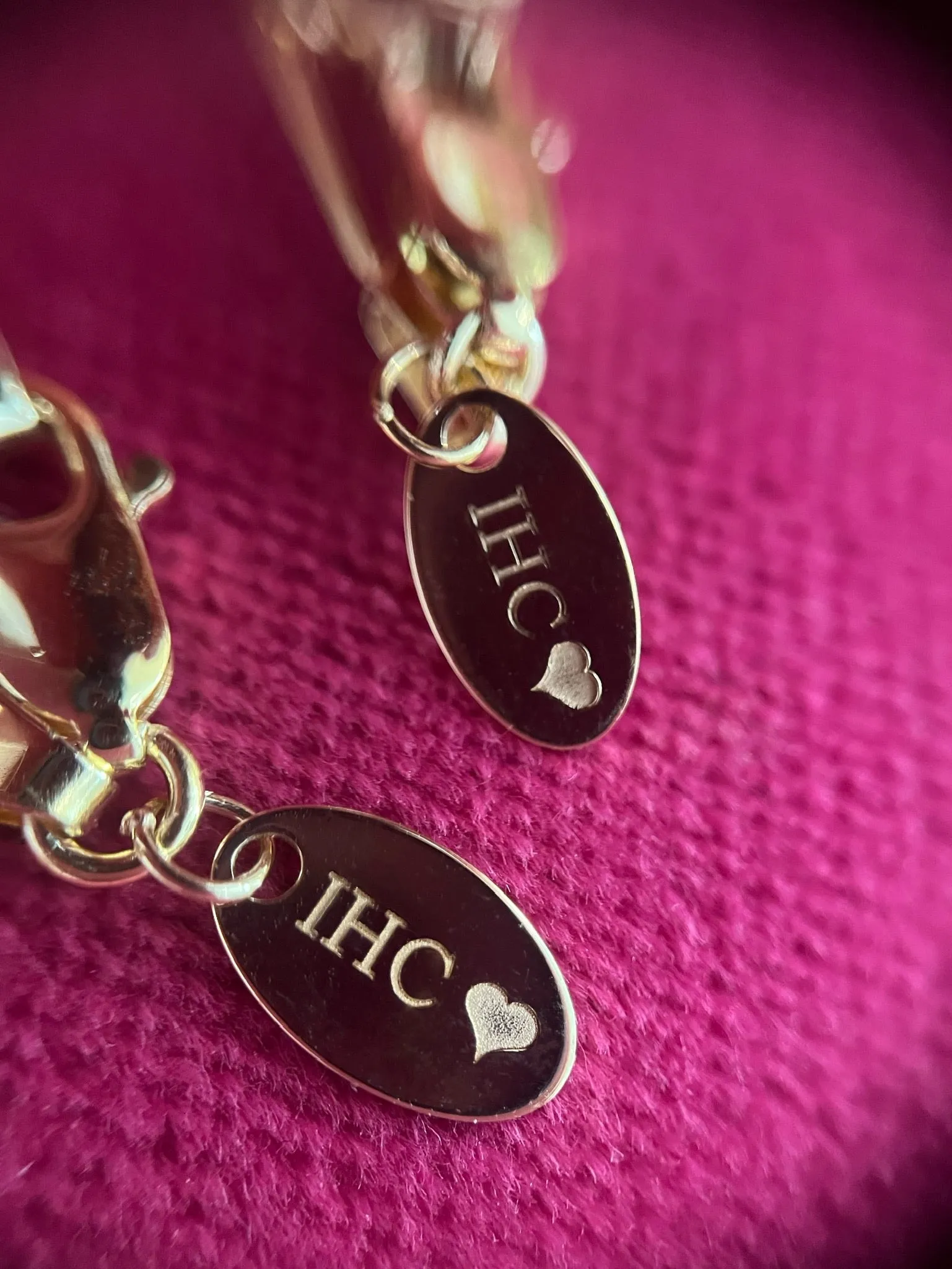 Oval Engraved Clasp Charm - Add On