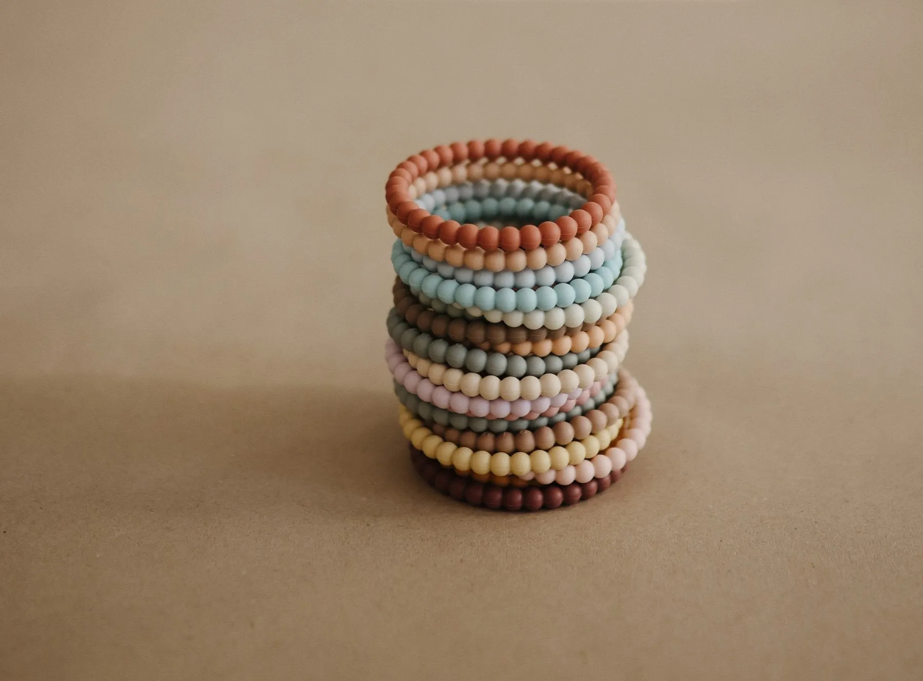 Pearl Teething Bracelet 3-pack (Green Tea/Cool Gray/Sea Salt)