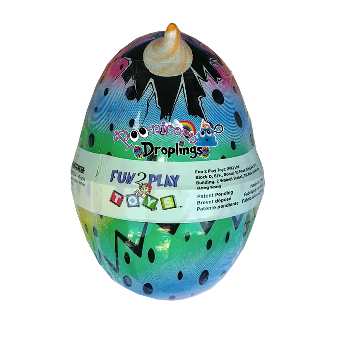 Poo-Nicorn Droplings Plush Toy Assorted Styles