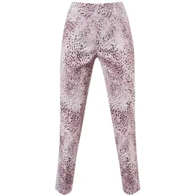 Printed Capri In Pink Leopard
