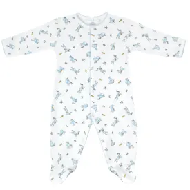 Rabbits Printed Footie | Baby Boy