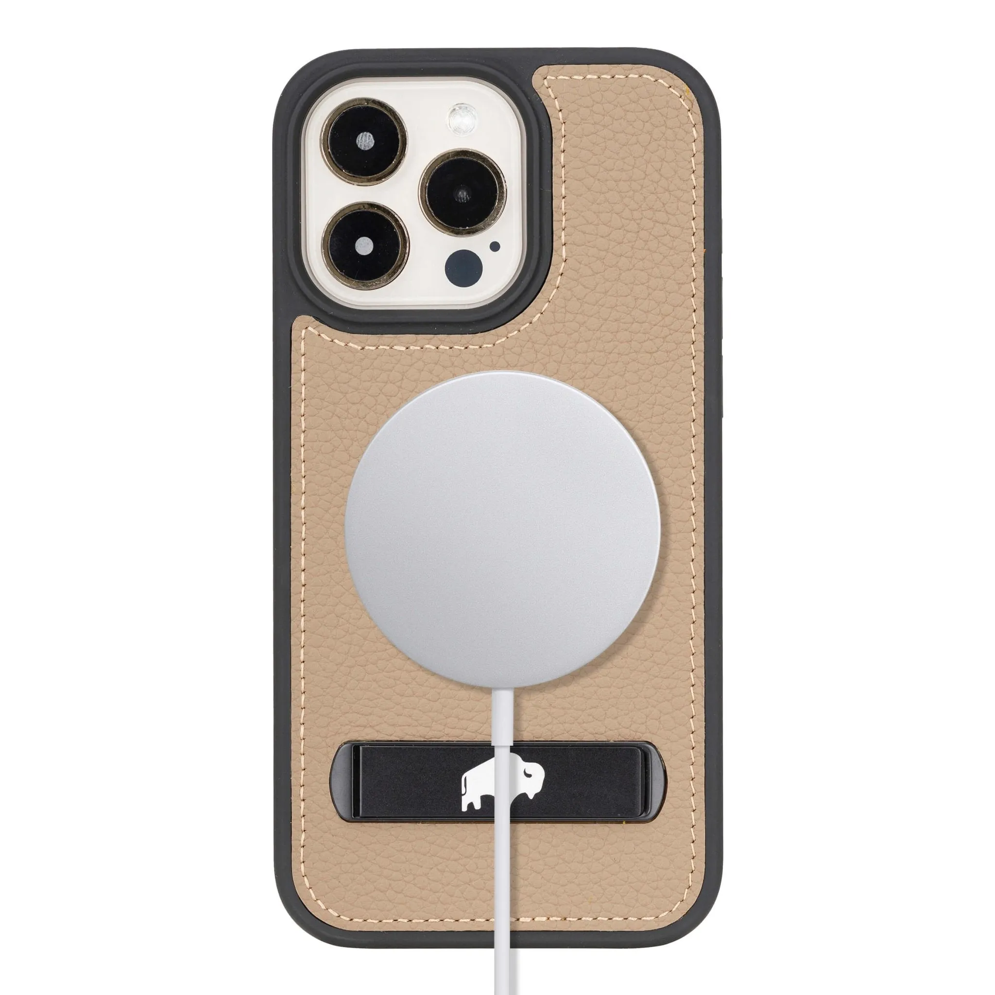 Reed iPhone 15 Pro Max Snap-On with Stand Case, Grey