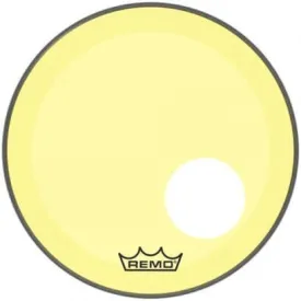 Remo 26" Powerstroke 3 Colortone Drum Head w/ Port, Yellow (P3-1326-CT-YEOH)