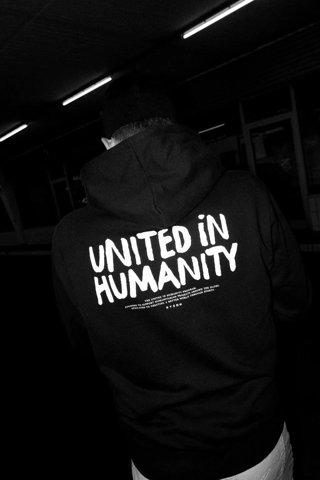 Rhythm Unisex Hooded Sweater United in Humanity