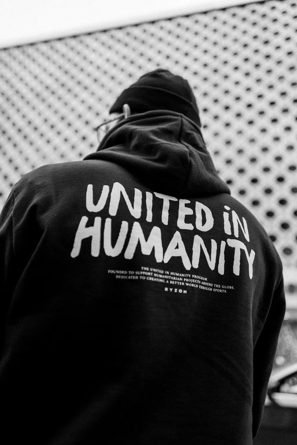 Rhythm Unisex Hooded Sweater United in Humanity