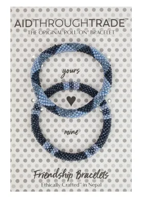 Roll-On® Friendship Bracelets <br> Midnight Blue