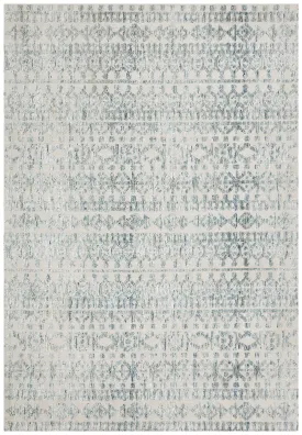 Rustic Casual Tribal Design Scarlet Rug - Blue/Green