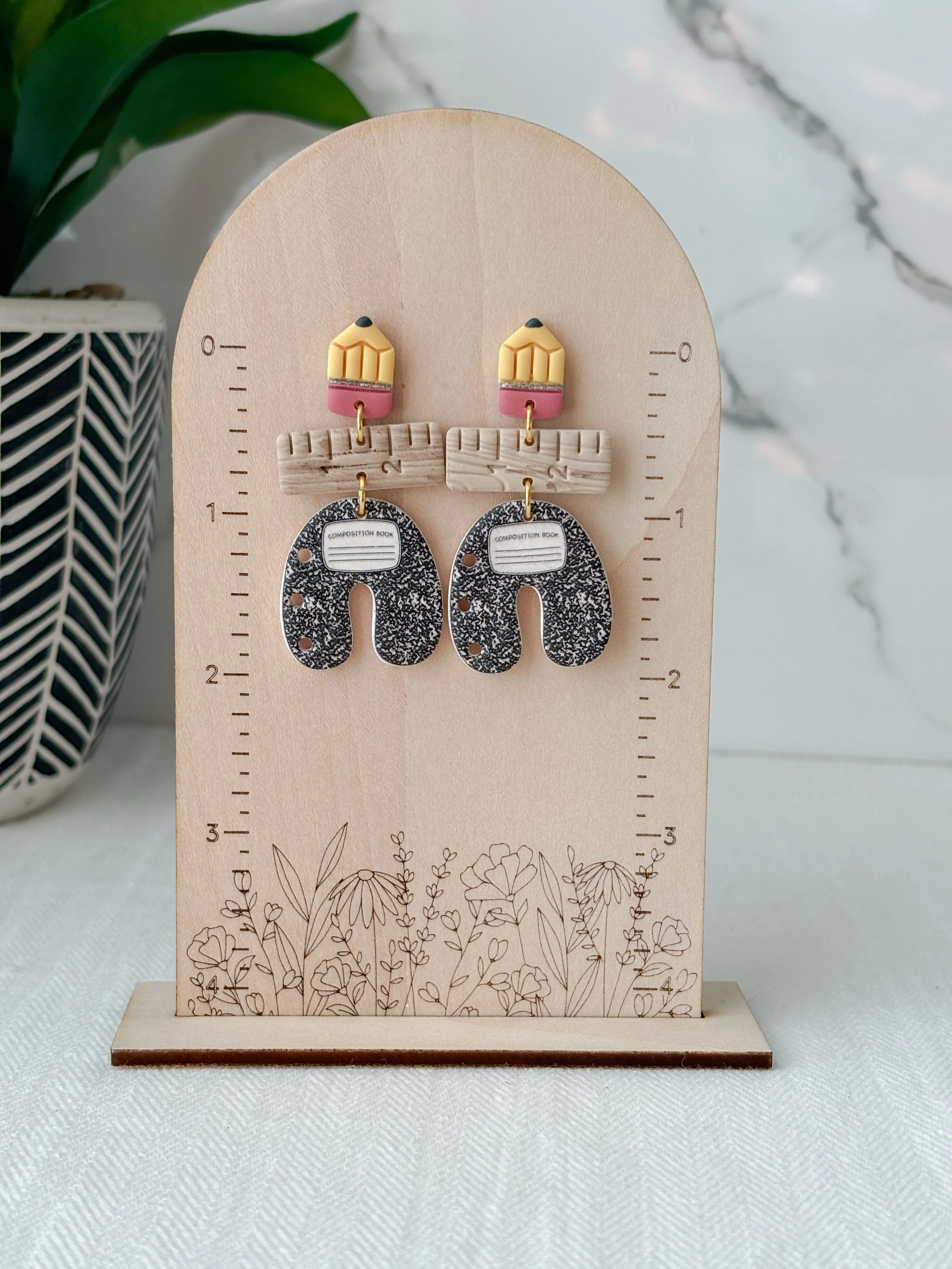 School Days Arch Earrings (Two Styles)