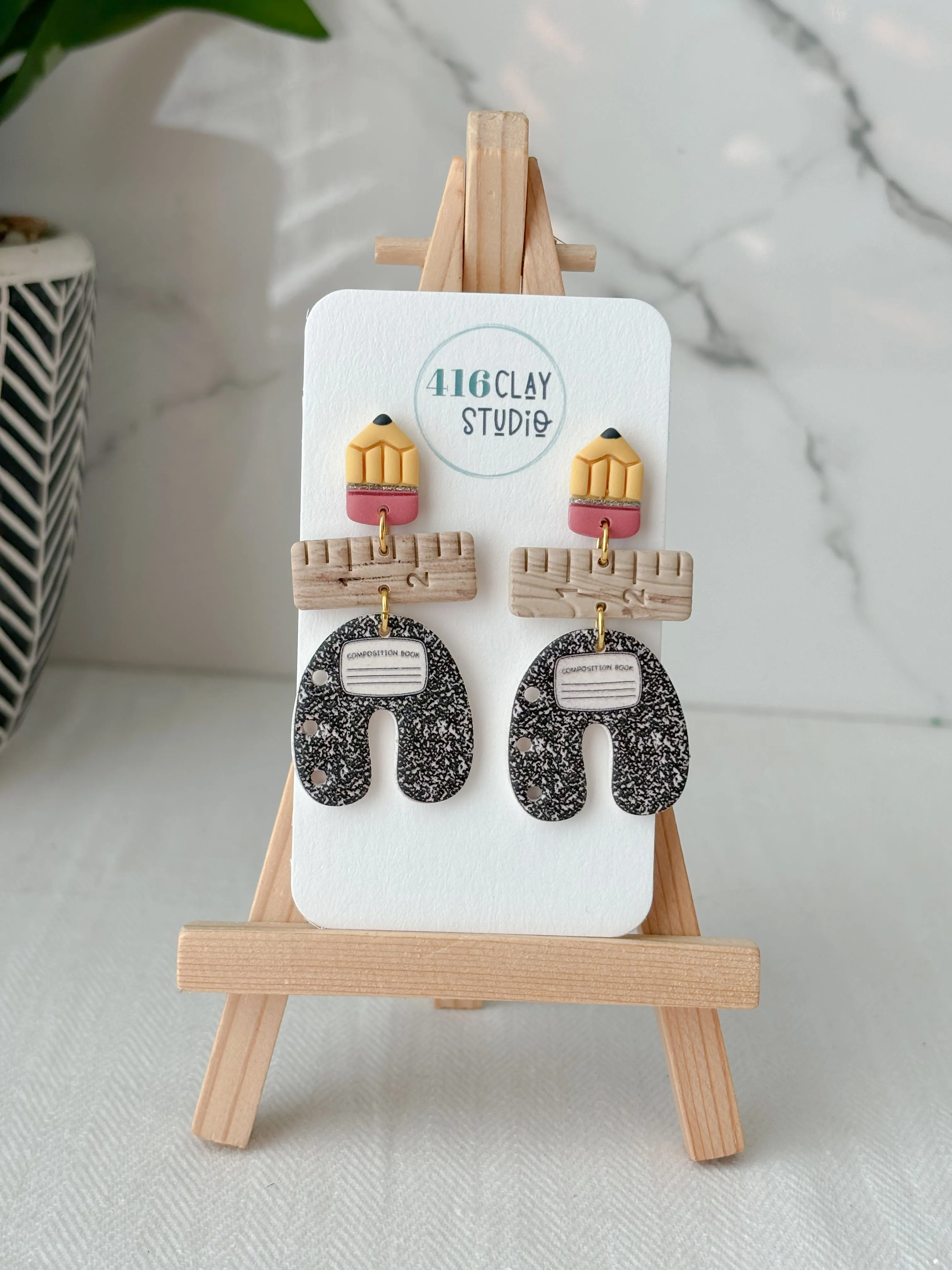 School Days Arch Earrings (Two Styles)