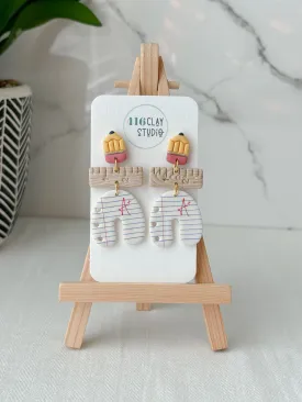 School Days Arch Earrings (Two Styles)