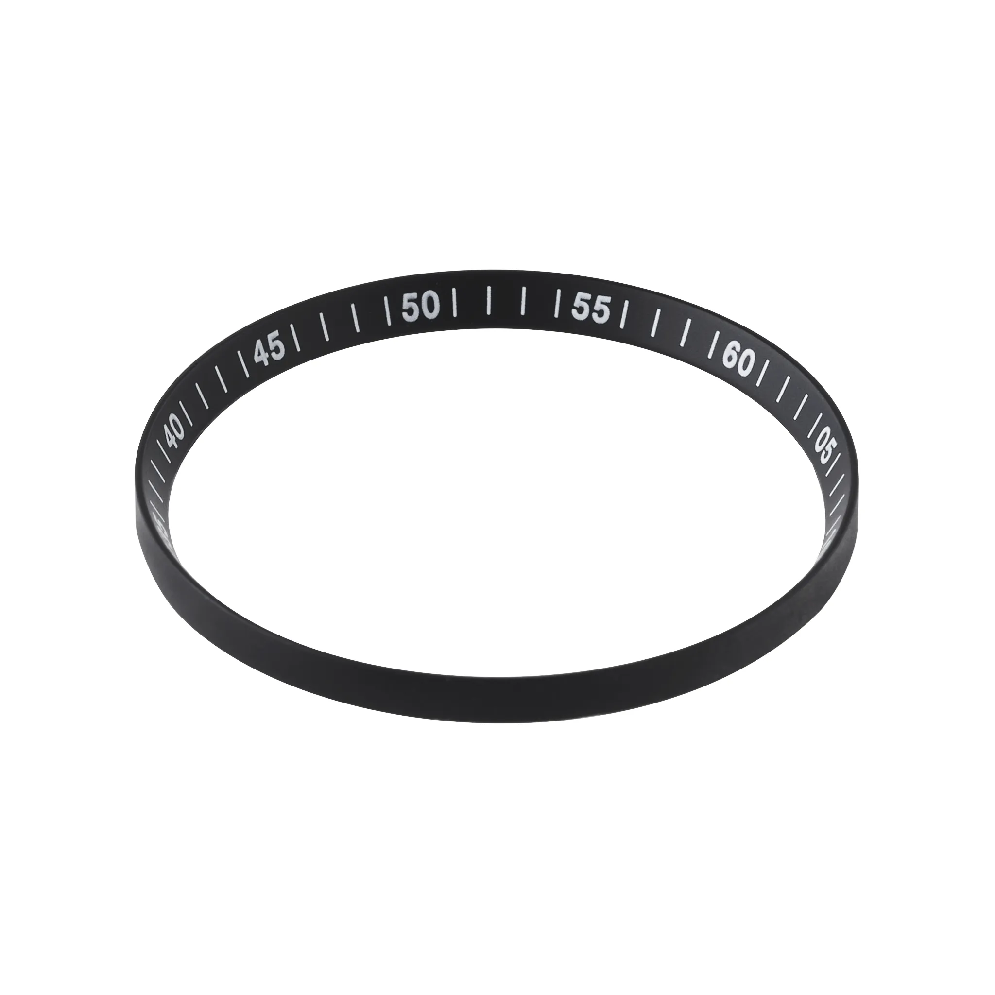 SKX007/SRPD Chapter Ring: Numerals Style Black Finish