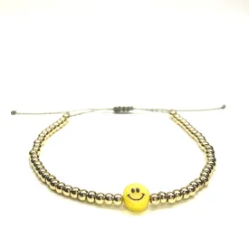 SMILEY FACE ADJUSTABLE BRACELET
