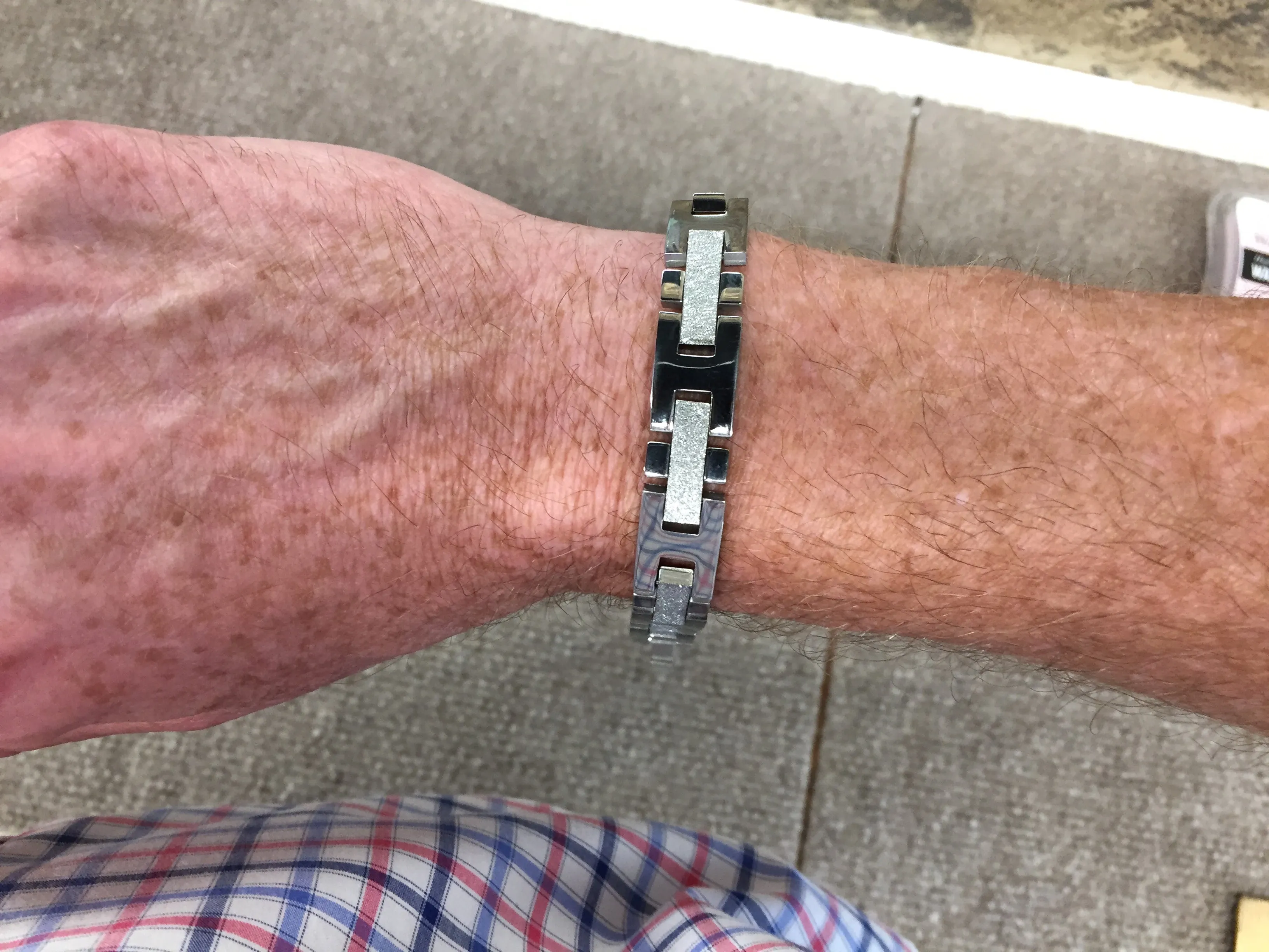 Stainless Steel Polished And Brushed Finish Bracelet