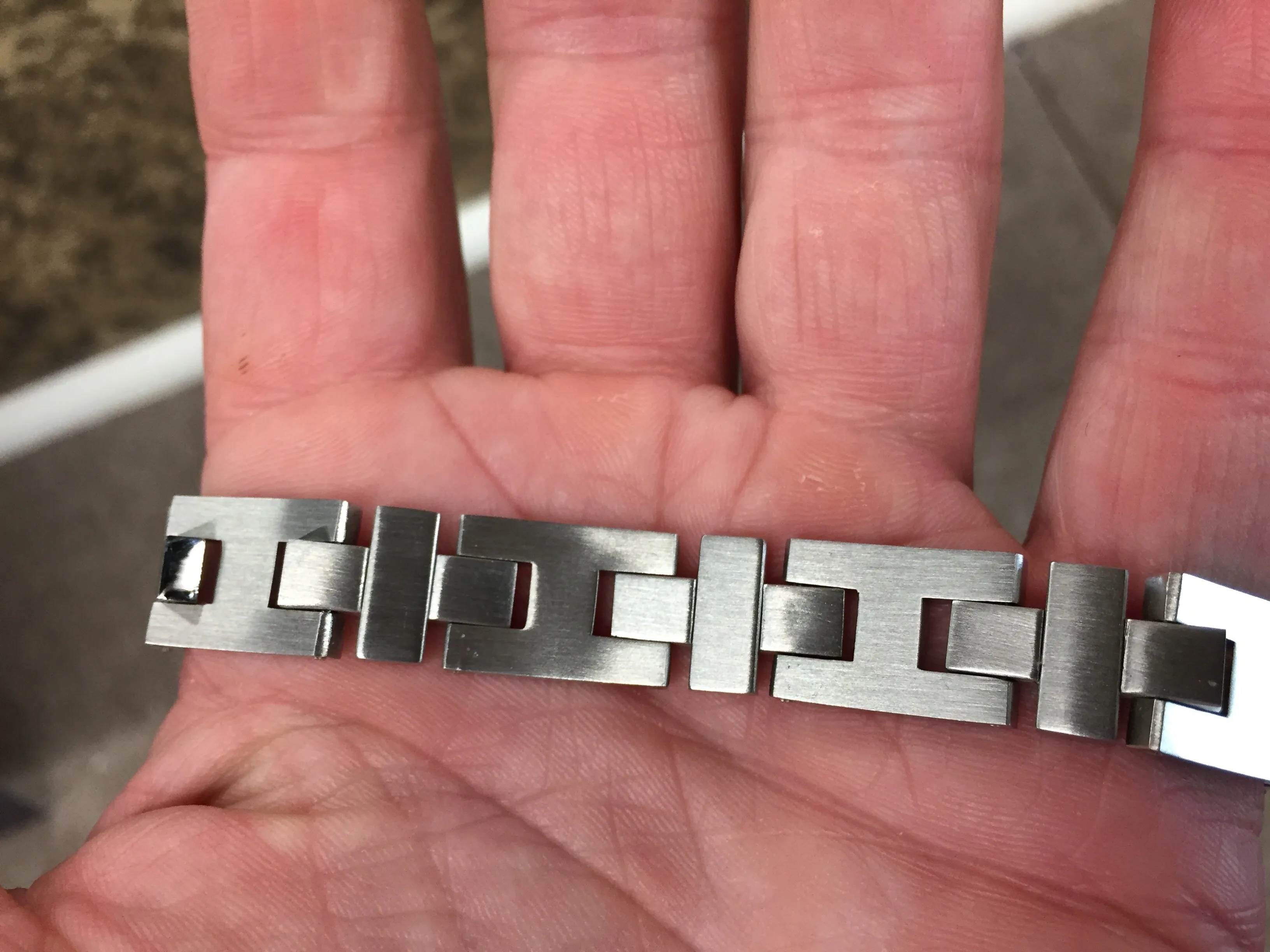 Stainless Steel Polished And Brushed Finish Bracelet