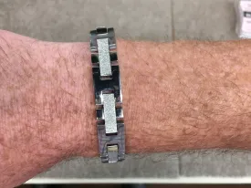 Stainless Steel Polished And Brushed Finish Bracelet