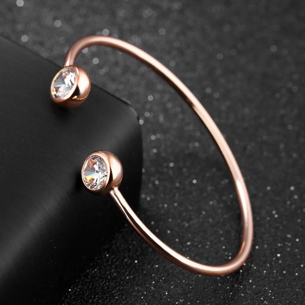 Streamlined Solitaire Bracelet
