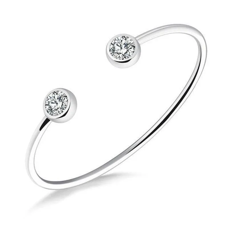 Streamlined Solitaire Bracelet