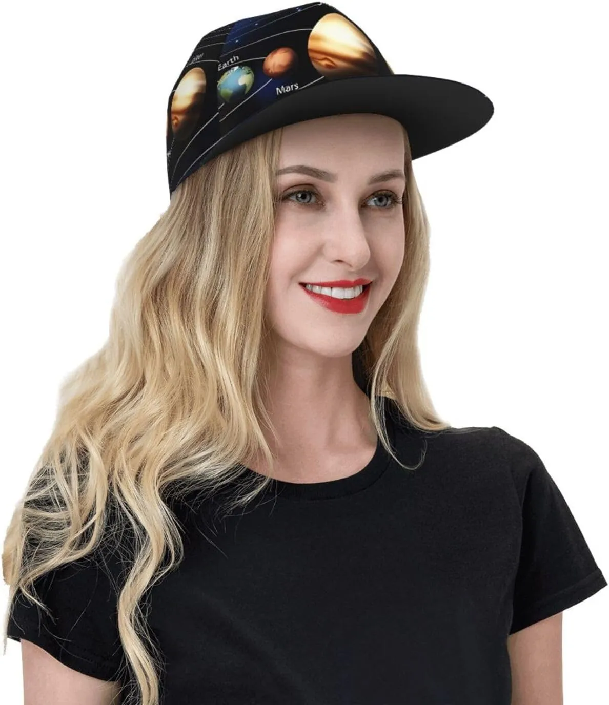 Summer Parrot Pineapple Bird Printed Baseball Cap, Flat Brim Hats for Men Women, Funny Adjustable Snapback Hats