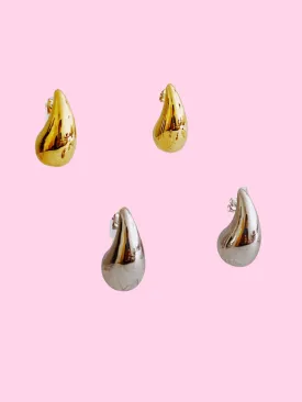 Teardrop Stud Earrings