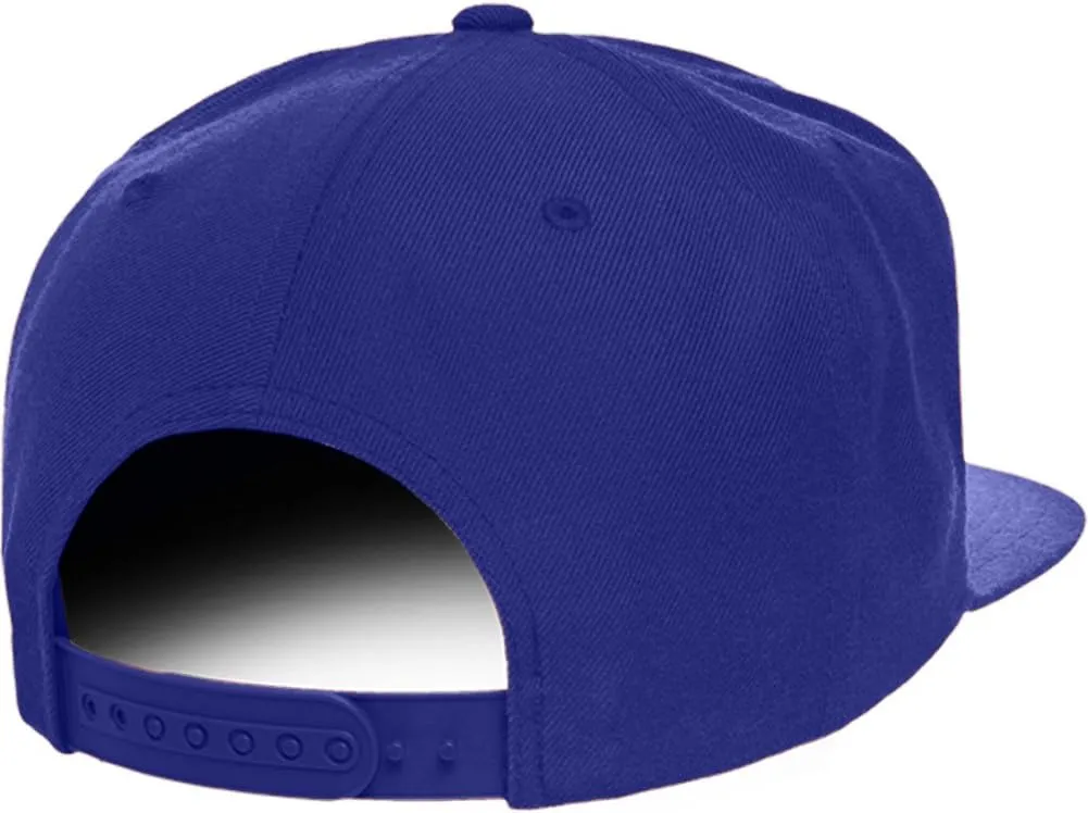 Trendy Apparel Shop Swag Embroidered Flat Brim Classic Snapback Cap