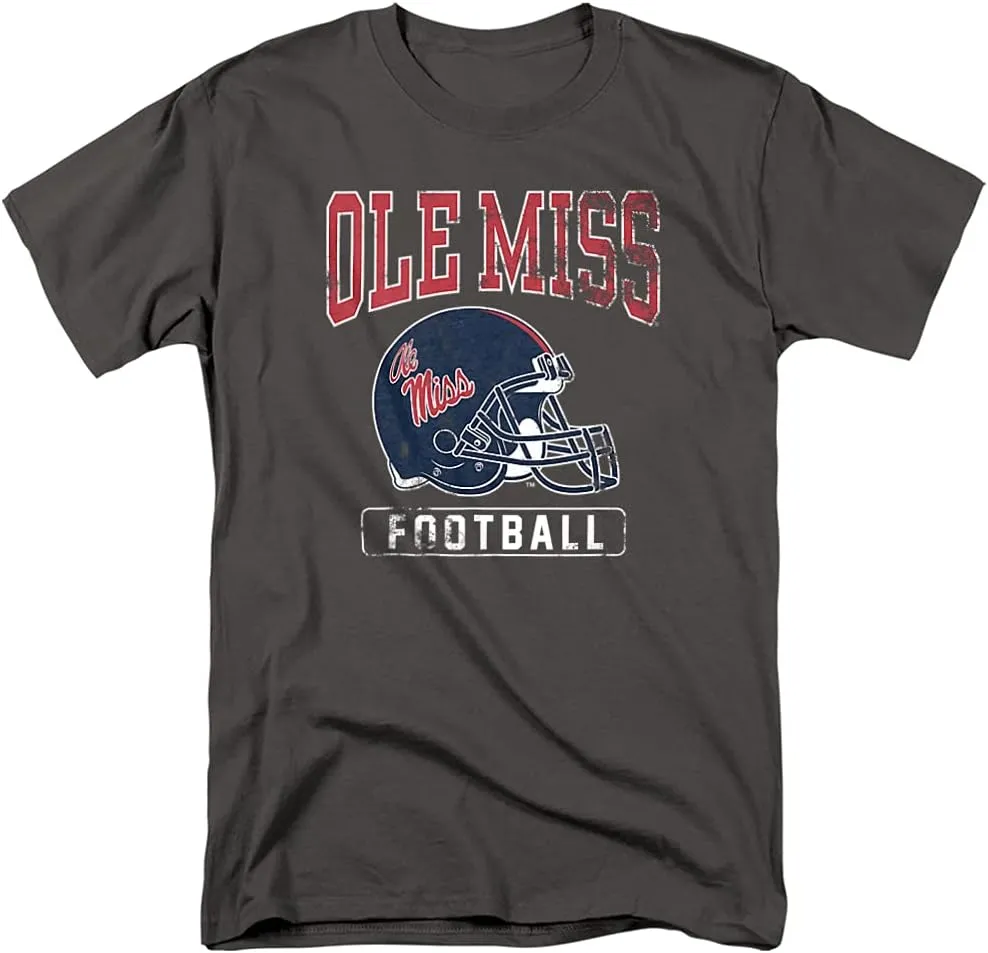 University of Mississippi Official Football Helmet Unisex Adult T Shirt