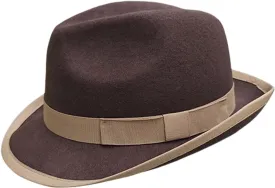 Wool Fedoras Hat Ribbon Decorated Hat Stylish Woolen Hat Warm Wool Hat Trendy Hat for Outdoor Activity