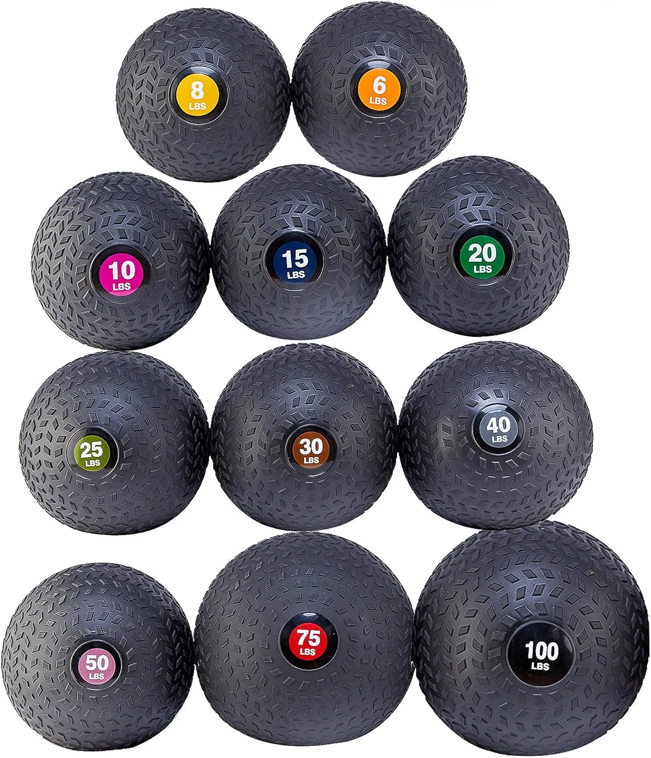 Workout Exercise Fitness Weighted Medicine Ball, Wall Ball and Slam Ball, Multiple Styles and Sizes